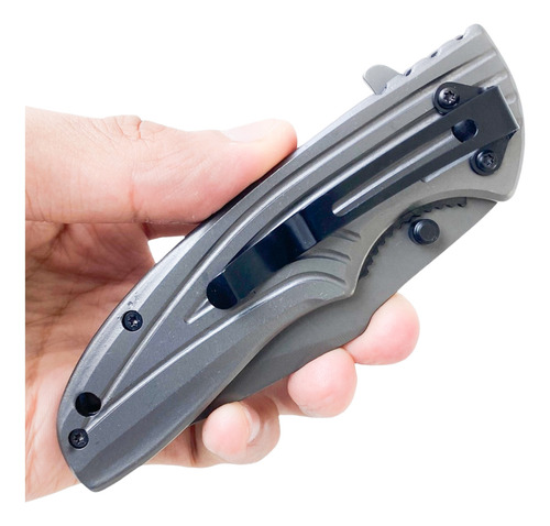 Canivete Tático Militar Edc Semi Automatico Browning X43