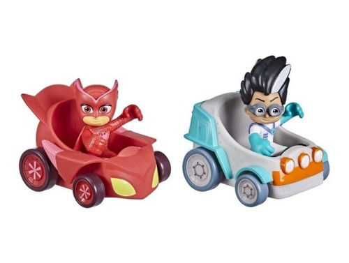 Juego Pj Masks Figuras Pilotos Al Combate Carritos Divertido