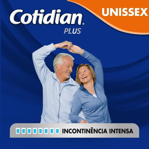 Imagem 7 de 7 de Fralda Adulto Cotidian Plus G Com 16 Unidades Full