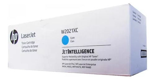 Cartucho De Toner Hp 414x (w2021xc) Cian, 100% Original