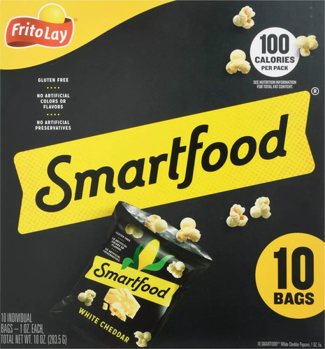 Smartfood White Cheddar Popcorn Multipack Con 10 Pz