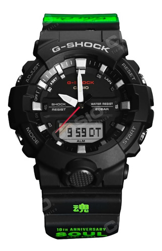 Imagen 1 de 10 de Reloj Casio Edicion Especial Soul G-shock Ga-800-1amx