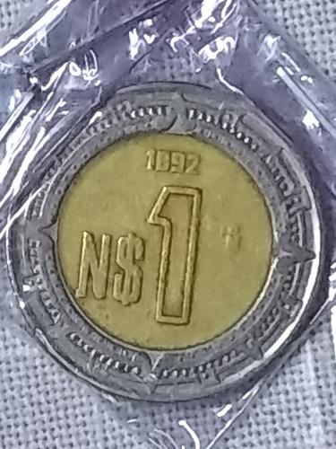 Moneda De 1 Peso Con Error En La Acuñasion