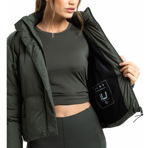 Campera Puffer Harmony Con Capucha Para Mujer Iu