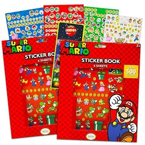 Vinilo Para Botella Nintendo Mario Ultimate Sticker Pack Set