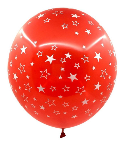 Globos Con Estrellas X 25 Unidades - Envío Gratis A Xxx