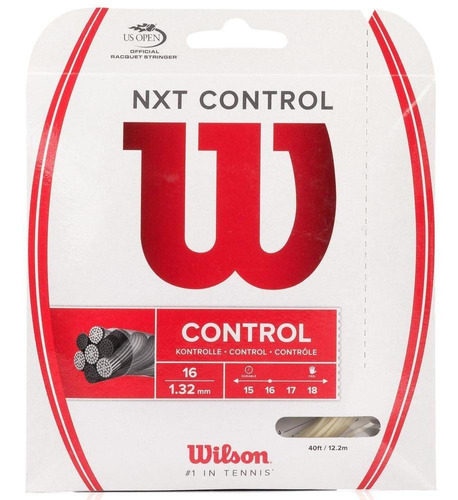 Corda Wilson Nxt Control 16l 1.32mm Natural - Set 