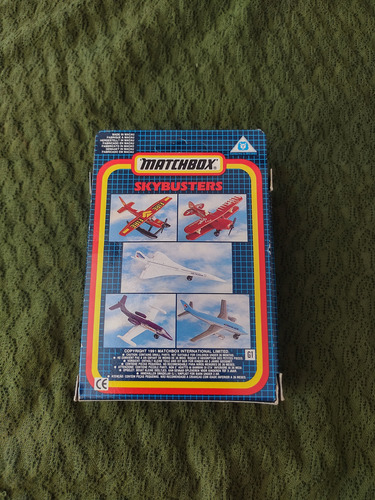 Avión Sb-2 Corsair A7d, Matchbox Skybuster 1:64 Verde (Usado)