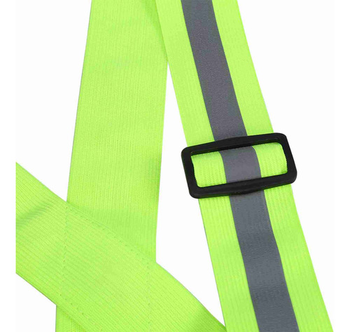 Chaleco De Seguridad Con Correa Elástica Ajustable Reflectan