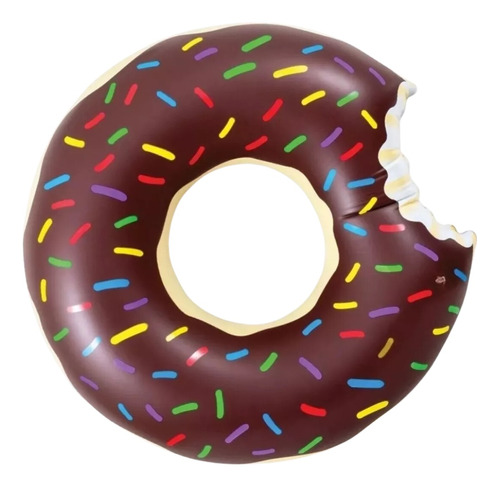 Inflable Flotador Forma De Dona Donuts Para Piscina De 70cm