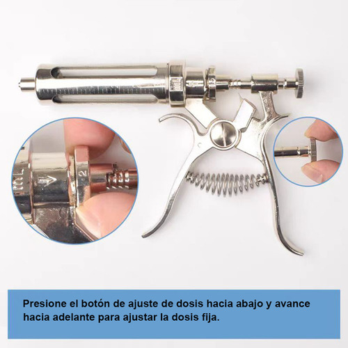 Jeringa Automática 30 Ml Cerd Bovino Ovino Ganado Veterinari