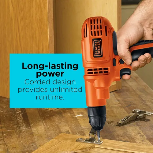 Taladro Con Cable Black+decker Dr260c, 5,5 A, 10 Mm, Con Alm