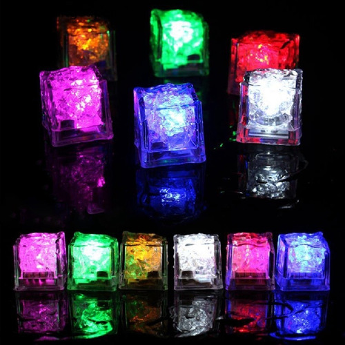 Imagen 5 de 10 de Combo Bar Luminoso Barra 12 Pers Vasos Sorbetes Hielos Led