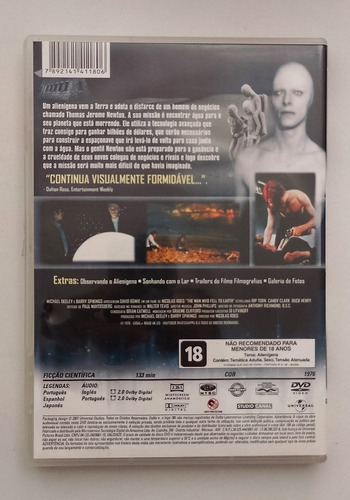 2 Dvds David Bowie Fome De Viver / O Homem Que Caiu Na Terra