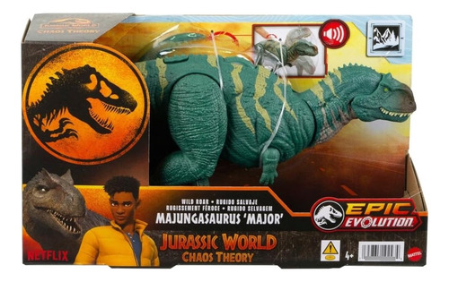 Jurassic World Majungasaurus Major 34cm C/ Som Epic Mattel