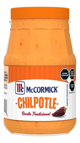 2 Pza Aderezo De Mayonesa Mccormick Con Chilpotle 350 G