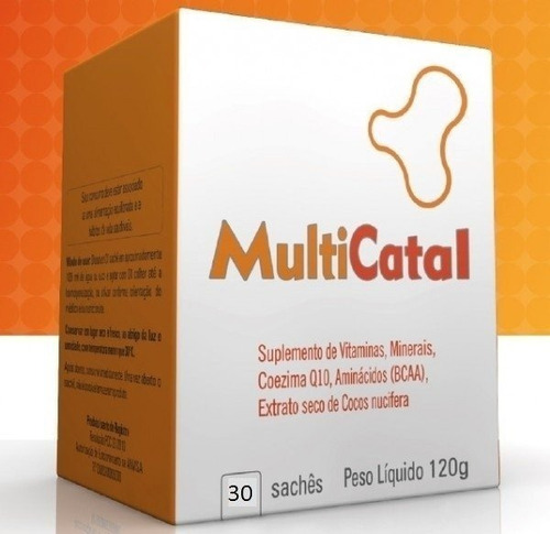 Multicatal Multivitamínico E Minerais Catalmedic Sabor Frutas Vermelhas