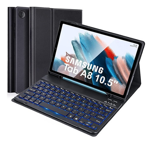 Estuche Con Teclado Para Tablet Samsung Tab A8 10.5 2022