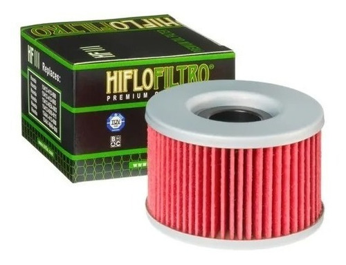 Filtro De Aceite Hiflofiltro Hf 111- En Baccola Motos Cba