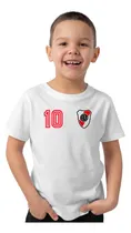 Comprar Remera Algodon Niño River Plate Nombre Y N° Personalizado