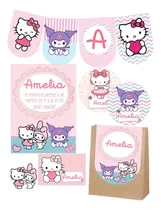 Comprar Kit Imprimible Editable Candy Bar Cumpleaños Hello Kitty