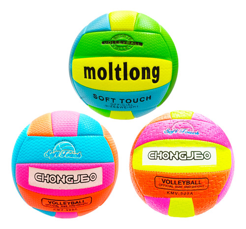 Balon De Voleibol Volleyball Medida Soft Touch No.5 Color Color Al Azar