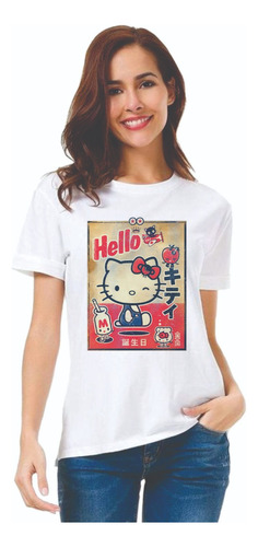 Playera Hello Kitty - Hello Kitty Japan Milk - Dama Y Niña