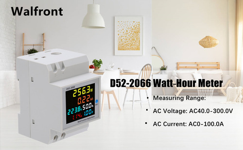 Medidor Electrico 6 Parametros Multimetro Amperimetro Lcd
