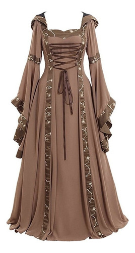 Vestido Cosplay Gótico Renacentista Hasta El Suelo Medieval