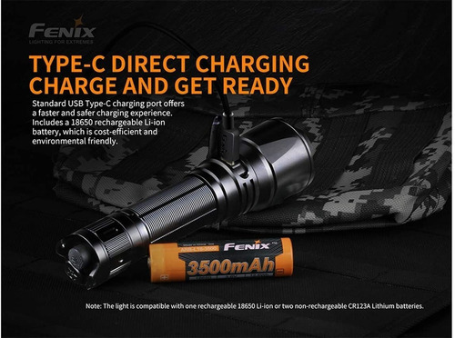 Fenix Tk26r Linterna 1500 Lúmenes Con Usb Recargable