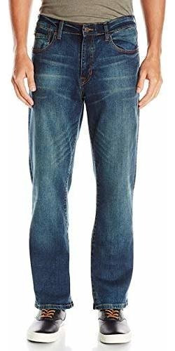 Confort Stretch Denim Jeans (fit) De Izod Relajado Hombre, L