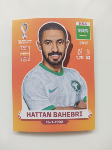Figuritas Qatar 2022 - Hattan Bahebri - Arabia Saudita 14
