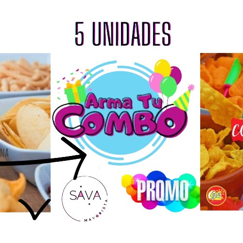 Tu Combo De Snack (5 Unid) Como Desees. Con Envio Gratis!