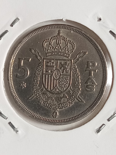 España 1975. Moneda De 5 Pesetas. Km 807. Mb. Mira!!!!