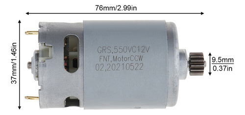 Motor Dc De 14 Dientes De 21 V Para Sierra Eléctrica Recarga
