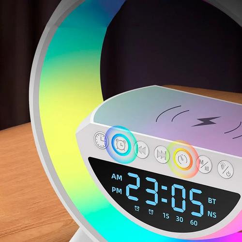 Lámpara Parlante G-speaker De Sonido Cargador Blanco Despert Blanco