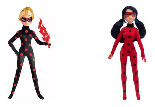 Boneca Ladybug + Antibug Original  Miraculous Lady Bug Sunny