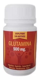 Aminoácido Glutamina 500mg Capsulas