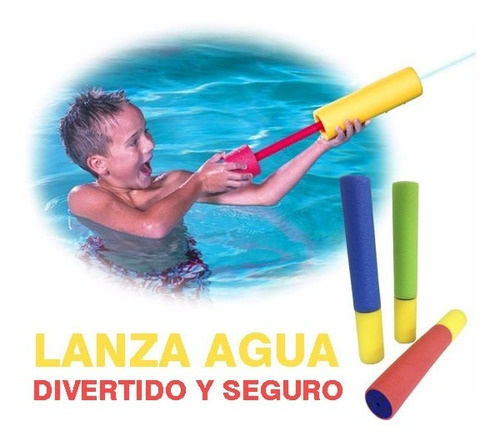 Imagen 2 de 2 de Lanza Agua Pistola De Agua Verano Water Pump 40 Cm