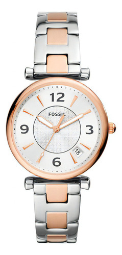 Relógio Fossil Feminino Fossil Branco(a) - Es5156/1jn