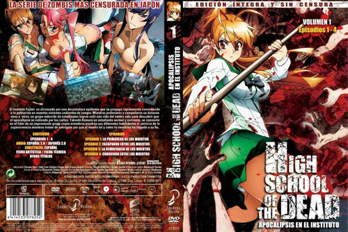 Highschool Of The Dead Anime Serie Dvd Fisico