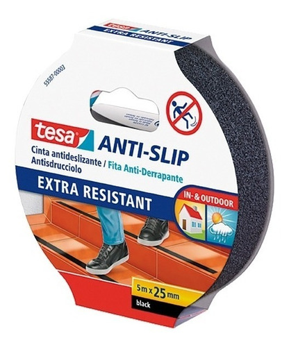 Cinta Antideslizante Adhesiva 25mm X 5m  Tesa Tape