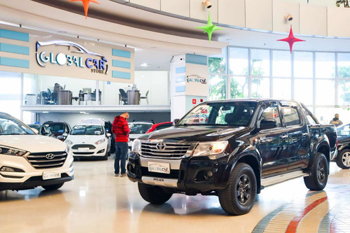 Imagem 4 de 18 de Toyota Hilux 2014 2.7 Sr Cab. Dupla 4x2 Flex Aut. 4p