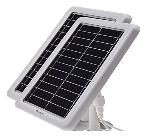 Cargador De Panel Solar Para Cámara Ring Compatible Con Spot