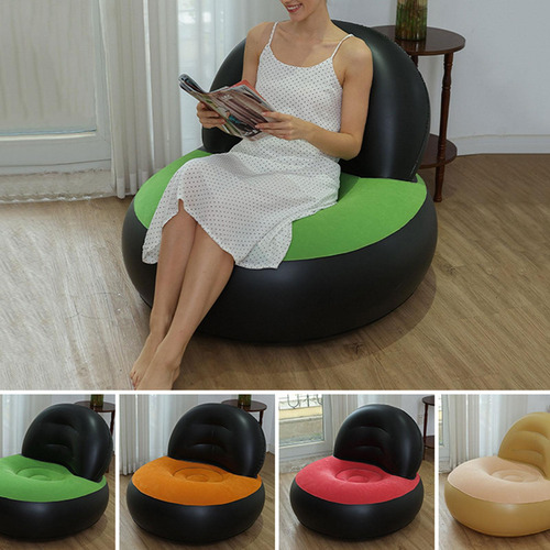 Sofá Inflable Con Respaldo, Silla Inflable Individual