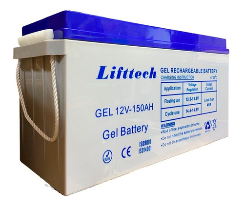 Batería De Gel 12 V 150 Ah Lifttech