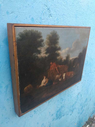 Quadro De Van De Velde / Óleo Sob Tela (Usado)