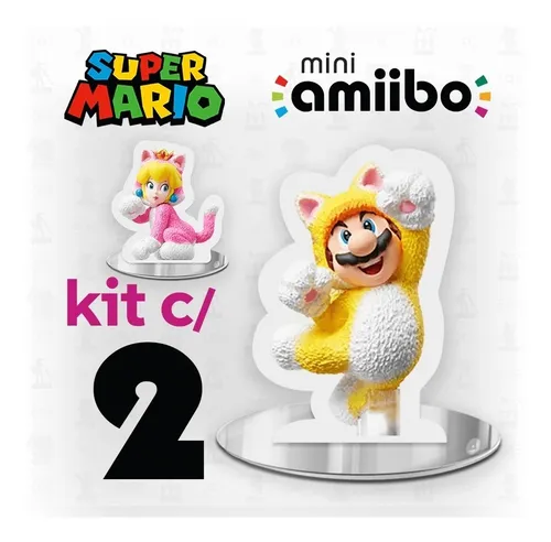 Nintendo Amiibo Mario Feline and Peach Felina (2 in 1 Pack)