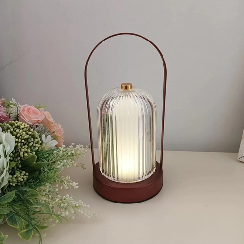 Lámpara De Mesa Led Portátil Recargable O Night Light Thr