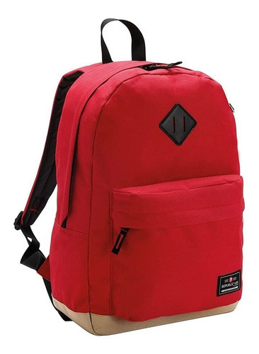 Mochila De Costas Casual Republic Vix Chenson Vermelha Cor Vermelho, Marrom, Rosa, Verde, Cinza